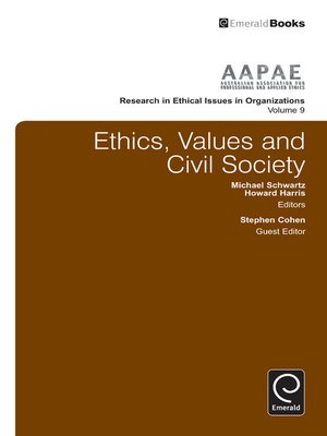cover image of Research in Ethical Issues in Organizations, Volume 9